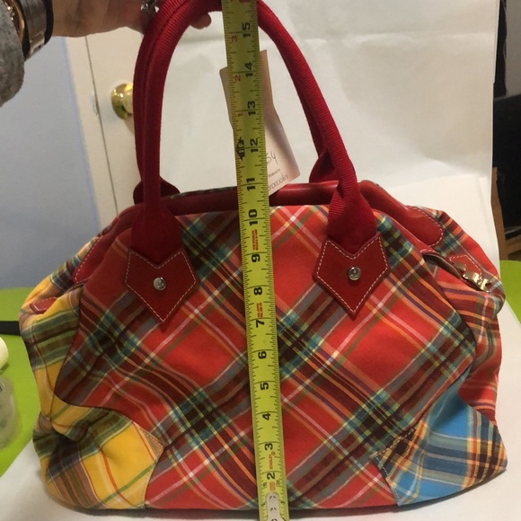 Vivienne Westwood Yasmin Tartan Plaid vintage bag/tote in pristine condition - Picture 5 of 6